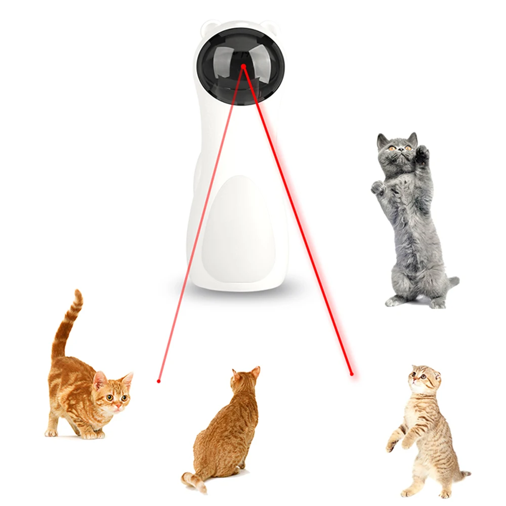

Automatic Cat LED Laser Toys Pet Exercise Training Funny Handheld Toy Interactive Smart Teasing Cat Entertaining Toy