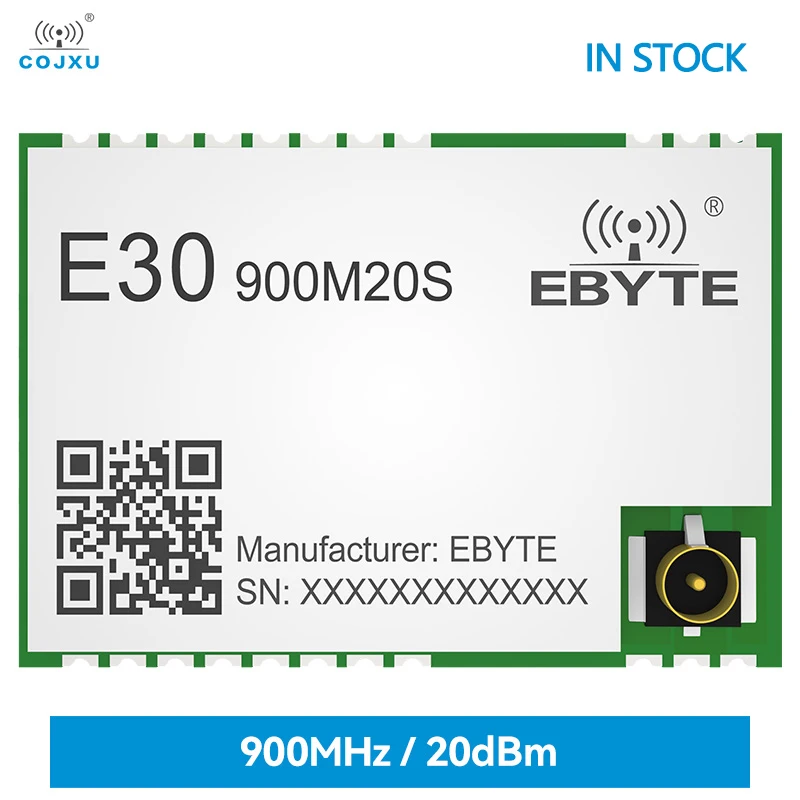 

In Stock SI4463 868/915MHz RF Wireless Module E30-900M20S Long Range 2.5KM 100mW IPEX/Stamp Hole Antenna SPI Wireless Module