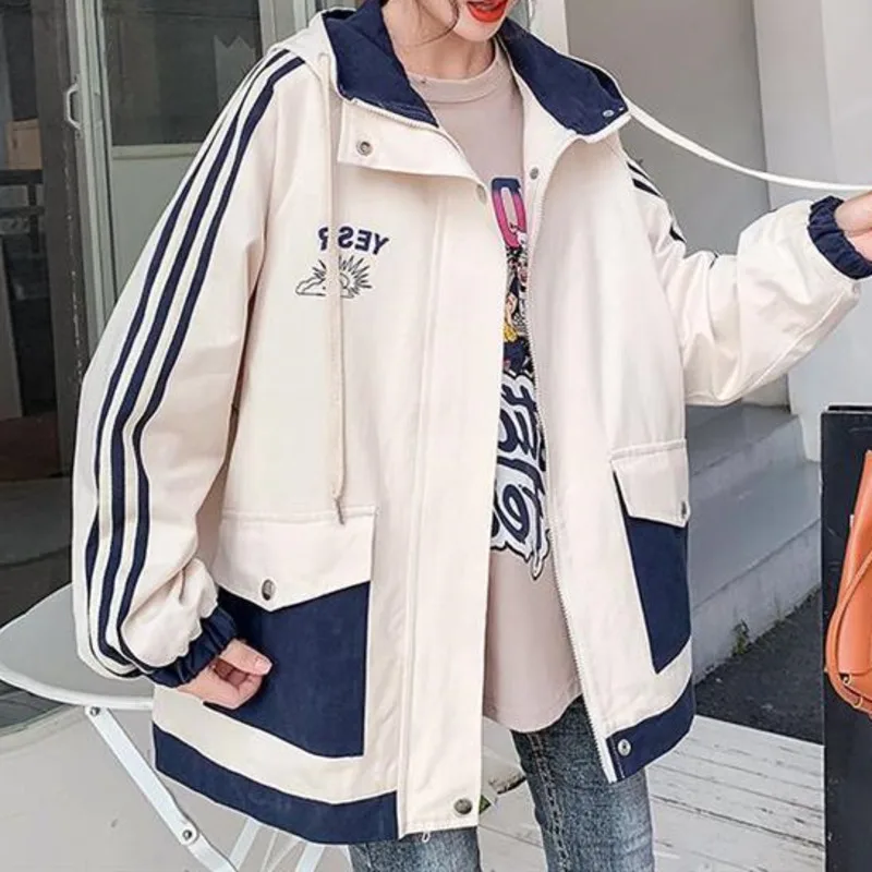 Весенняя одежда для свободного покроя BF Женская Одежда Осенние Свободные