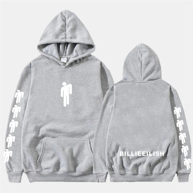 Новинка года, толстовка с капюшоном Billie Eilish, модные толстовки с принтом для женщин и мужчин, толстовки с длинными рукавами, лидер продаж, Повседневная Уличная одежда Sudadera Hombre