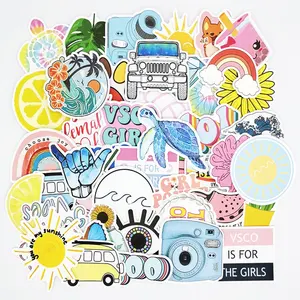 Наклейки для ноутбука Vsco, виниловые, 100, чехол для телефона шт.