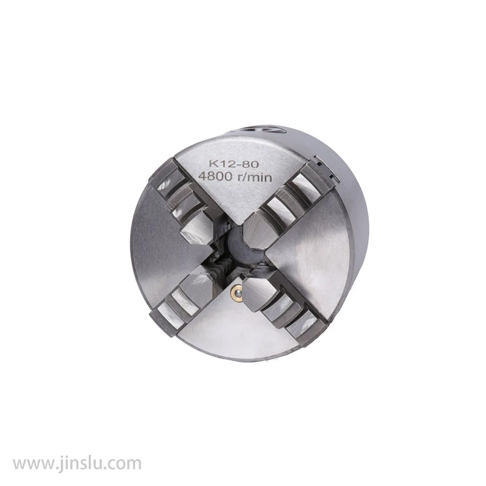 Патрон для токарного станка K12-80 Самоцентрирующийся 3 дюйма 4 зажима 80 мм |