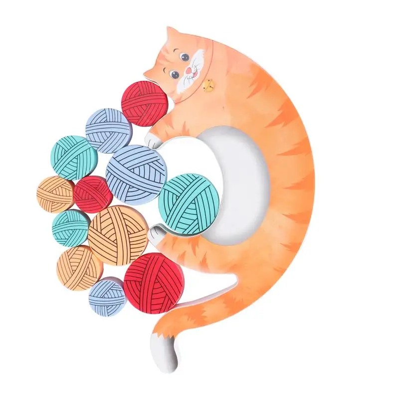 

1 Набор деревянных Штабелируемых строительных блоков, балансирующие обучающие игры, игрушки