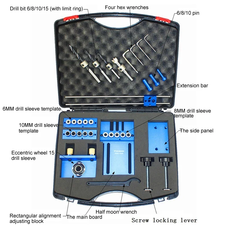 DomesticaWoodworking набор инструментов бревна Дырокол комбинированный