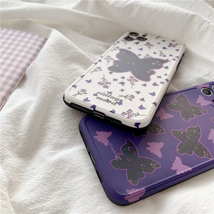 

INS Butterfly Mobile Phone Shell iPhone 11 Cases for Women iPhone 11 Cases Phone Cases