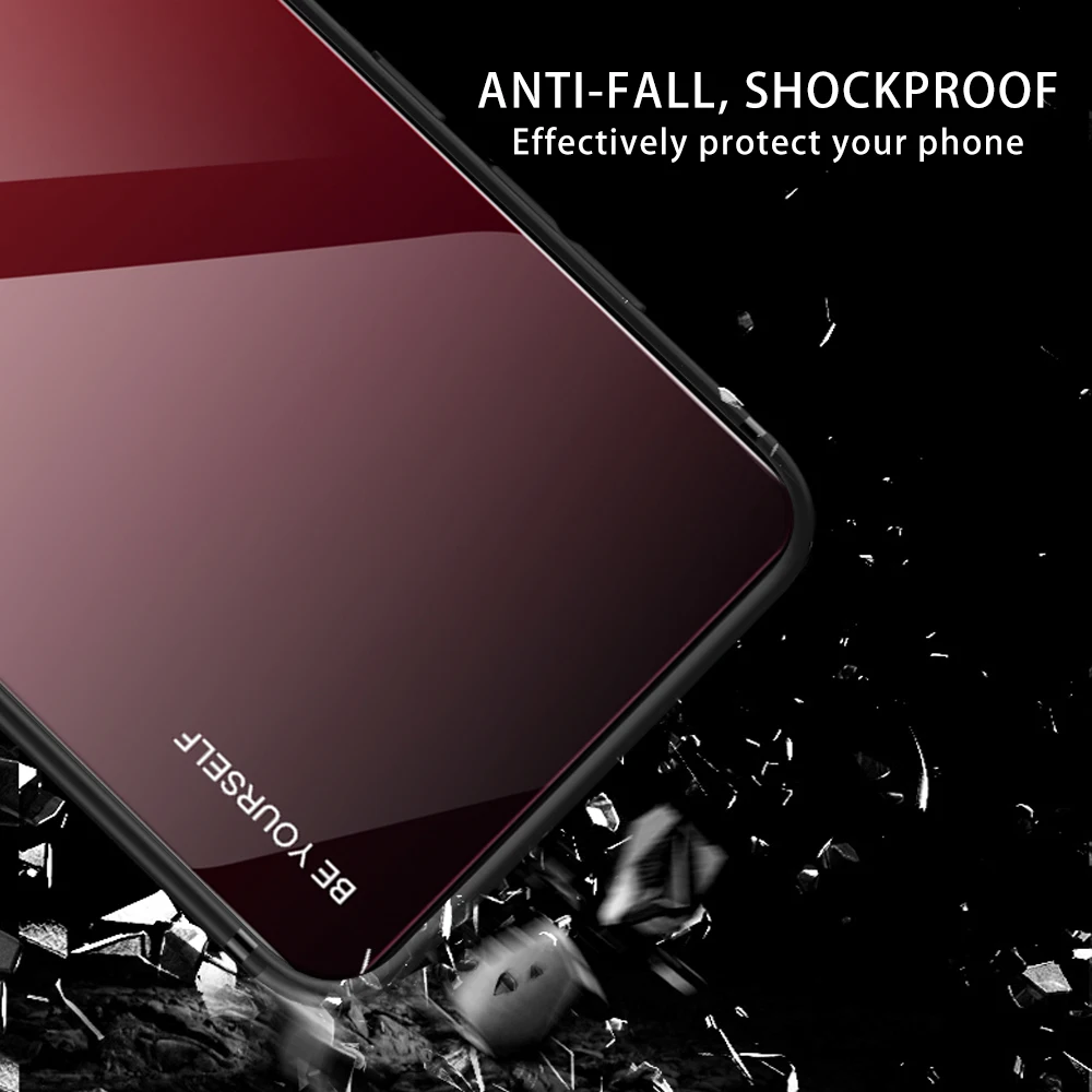 Градиент облегающий чехол для Oppo F11 R17 R19 K1 R15X Realme 3 Pro найти X Молодежные Рено Z 10X