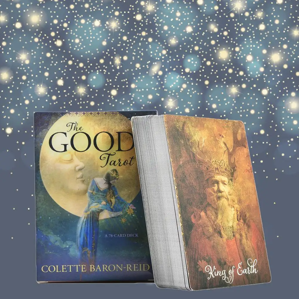 

New The Good Tarot Cards Colette Baron-Reid 78 Card Deck Book The Good Tarot Cards Deck English Oracle Cards Game Board Colette
