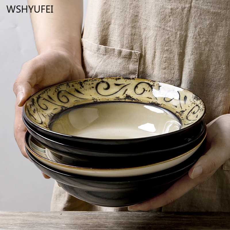 1 шт. декоративная керамическая тарелка для фруктов салатов | Дом и сад