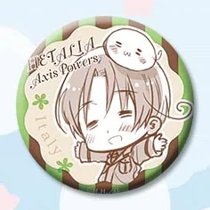 Аниме Hetalia 58 мм мировая морщинка Великобритания США итальянская брошь из металла