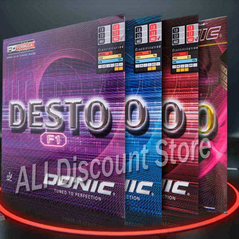 100% Оригинальный доник Настольный теннис Desto F1 F2 F3 MAX Резина Германия пинг понг