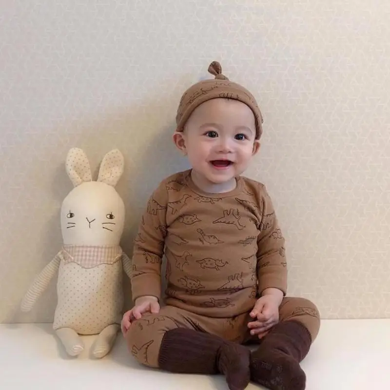 Новинка 2020 года одежда для маленьких мальчиков хлопковые комплекты одежды