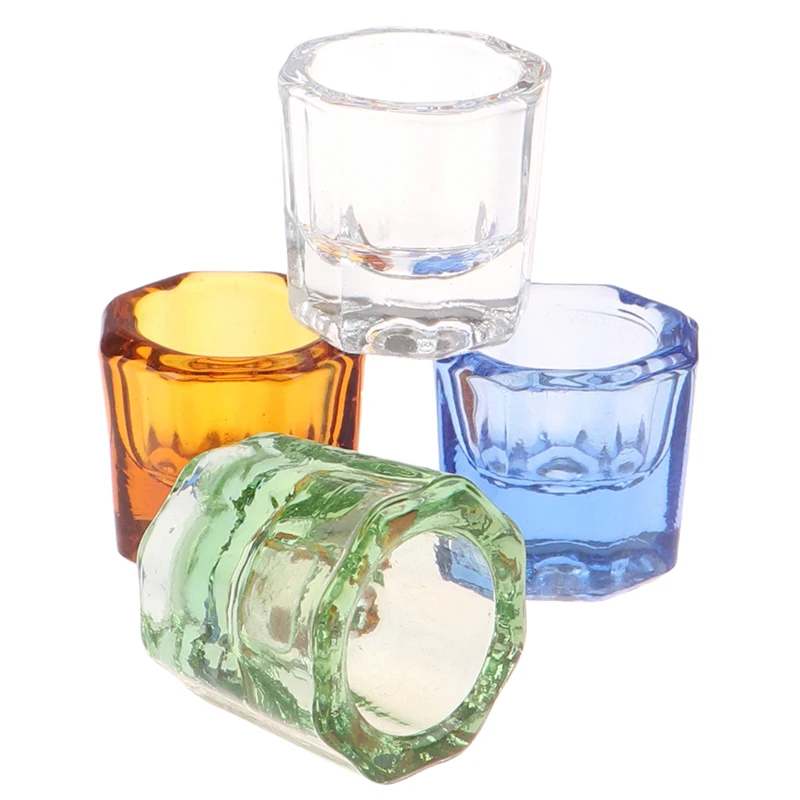 1 шт. чаша для смешивания стоматологии стеклянная посуда домашние Восьмиугольные