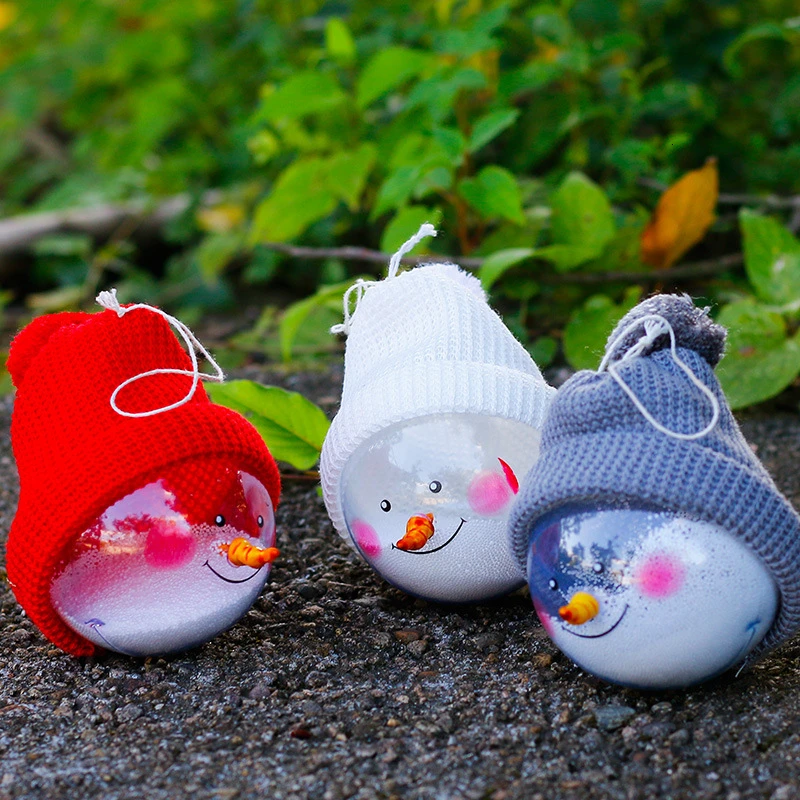 2020 New Year Knitting Snowman Doll Christmas Tree Decoration Ornament Pendant Ball Festival House | Дом и сад