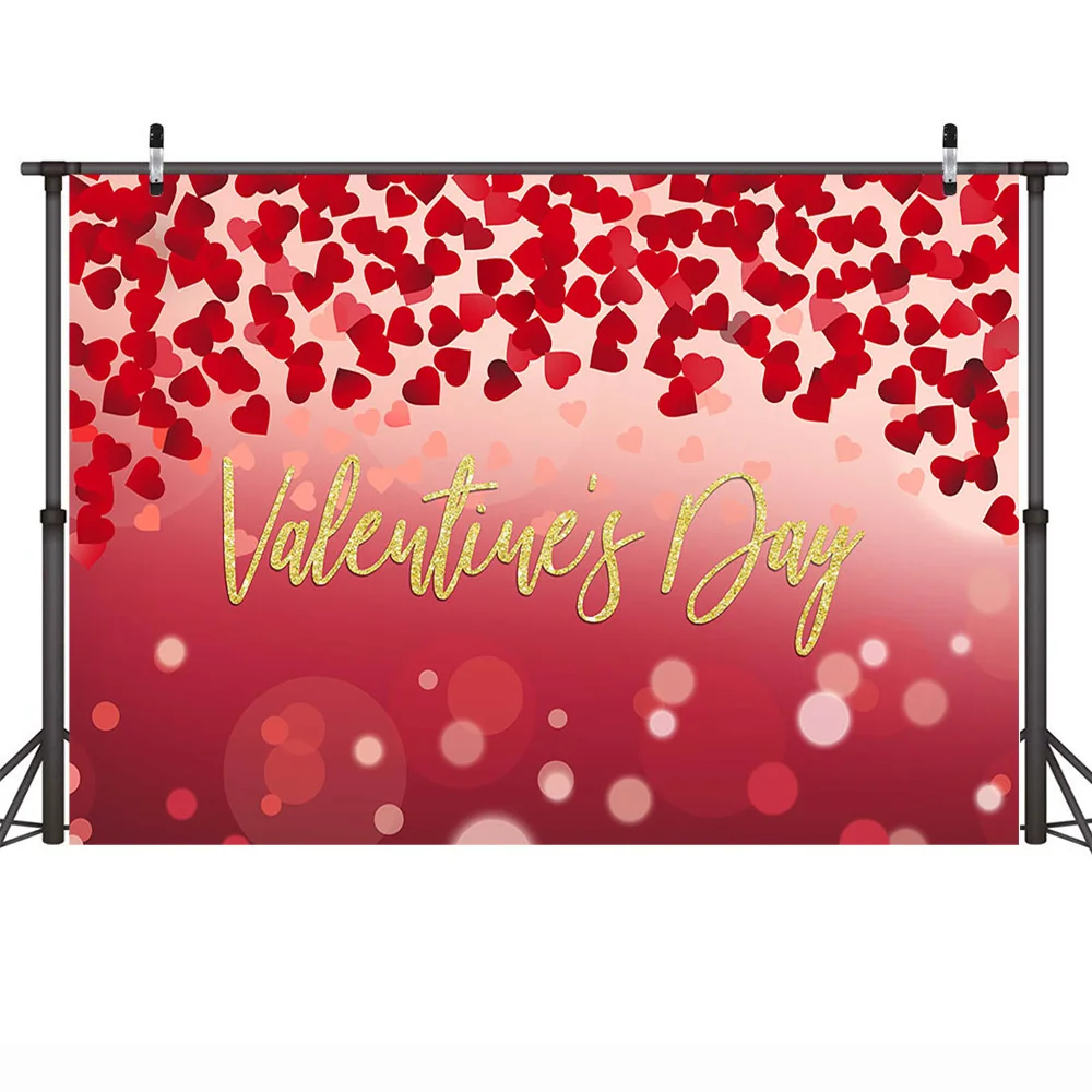 Valentine's Day Photography Background Bokeh Glitter Wedding Bride Backdrop for Photo Studio Love Heart Celebration Anniversary |