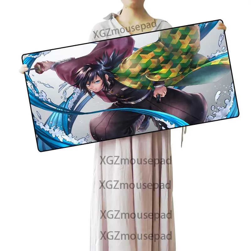 Коврик для мыши XGZ с рисунком аниме убийца демонов игровой коврик kimetsu no YAIBA черной