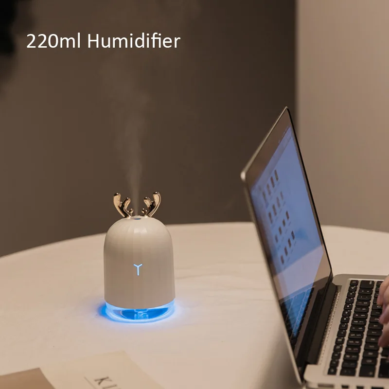 Увлажнитель Ароматизатор воздуха KBAYBO 220 мл USB 7 цветов|Увлажнители воздуха| |