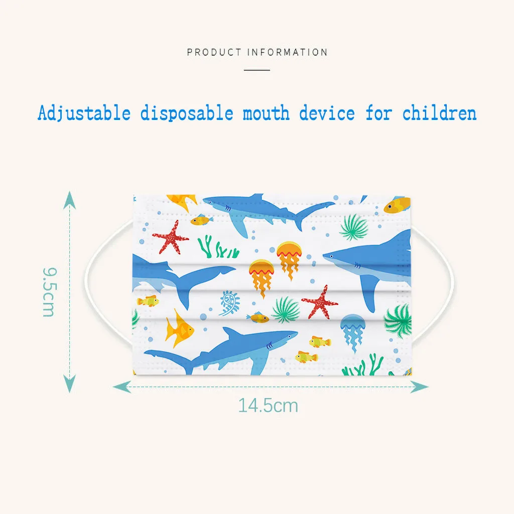 10/20/30/40/50/100pcs Children's mask Disposable Face Mask 3Ply Ear Loop Mouth caps washable Facemask Cover Mascarilla | Безопасность