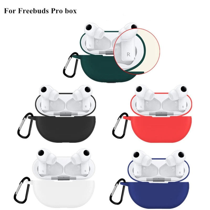 

Silicone Case Earphone Case Wireless Bluetooth Headset Cover Shockproof Bag For Hua-wei Freebuds Pro