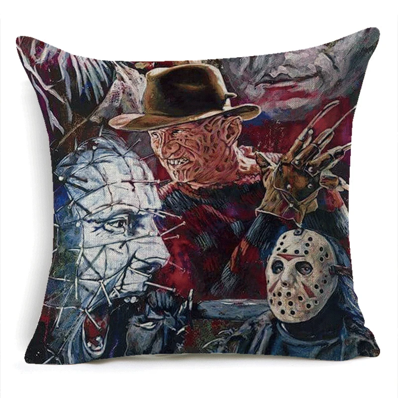 Ужасный клоун белье изысканный сидений Наволочка на подушку для стула Чехлы