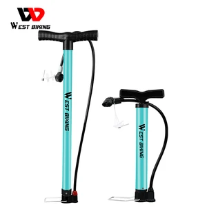 WEST BIKING воздушный насос для велосипеда Schrader Presta стальной корпус MTB дорожный велосипед мяч высокого давления шины Надувное 120160 PSI велосипедный насос