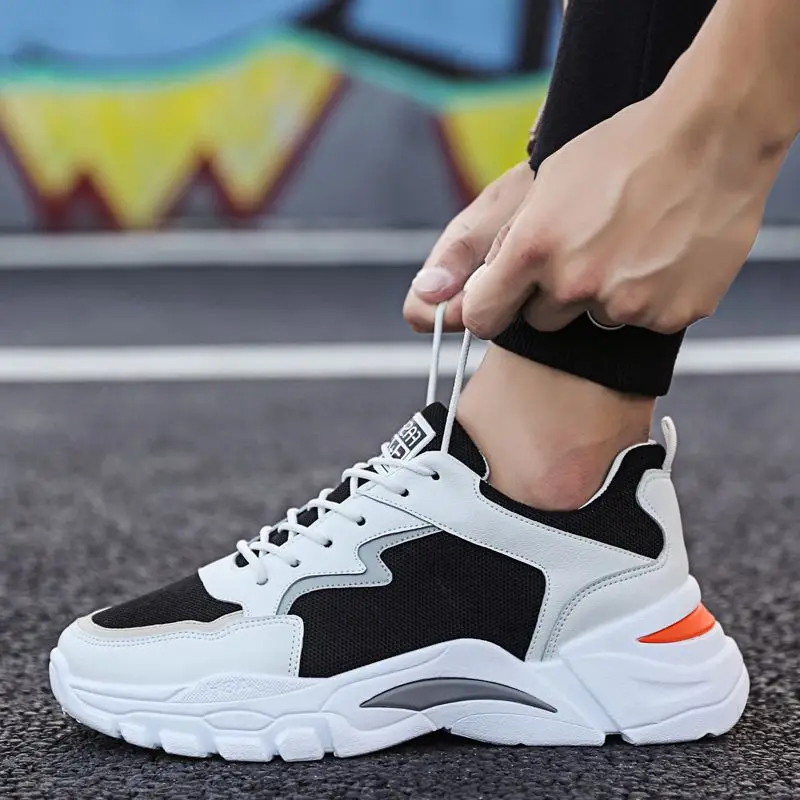 ZALAVOR Men Sneakers Brand New Vulcanized Shoes Breathable Player Footwear Lace Up Jogging Leisure Size 39-44 | Обувь