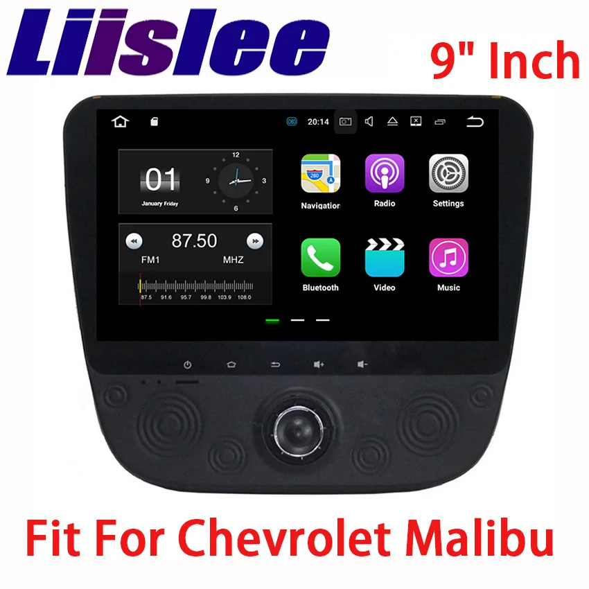 Liislee Автомобильный навигатор GPS Android для Chevrolet Malibu 2016 ~ 2017 аудио видео HD сенсорный