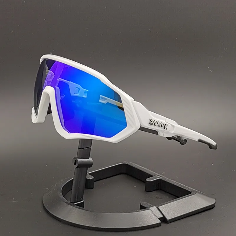 Kapvoe 5 линз UV400 Поляризованные велосипедные очки TR90 спортивные солнцезащитные MTB