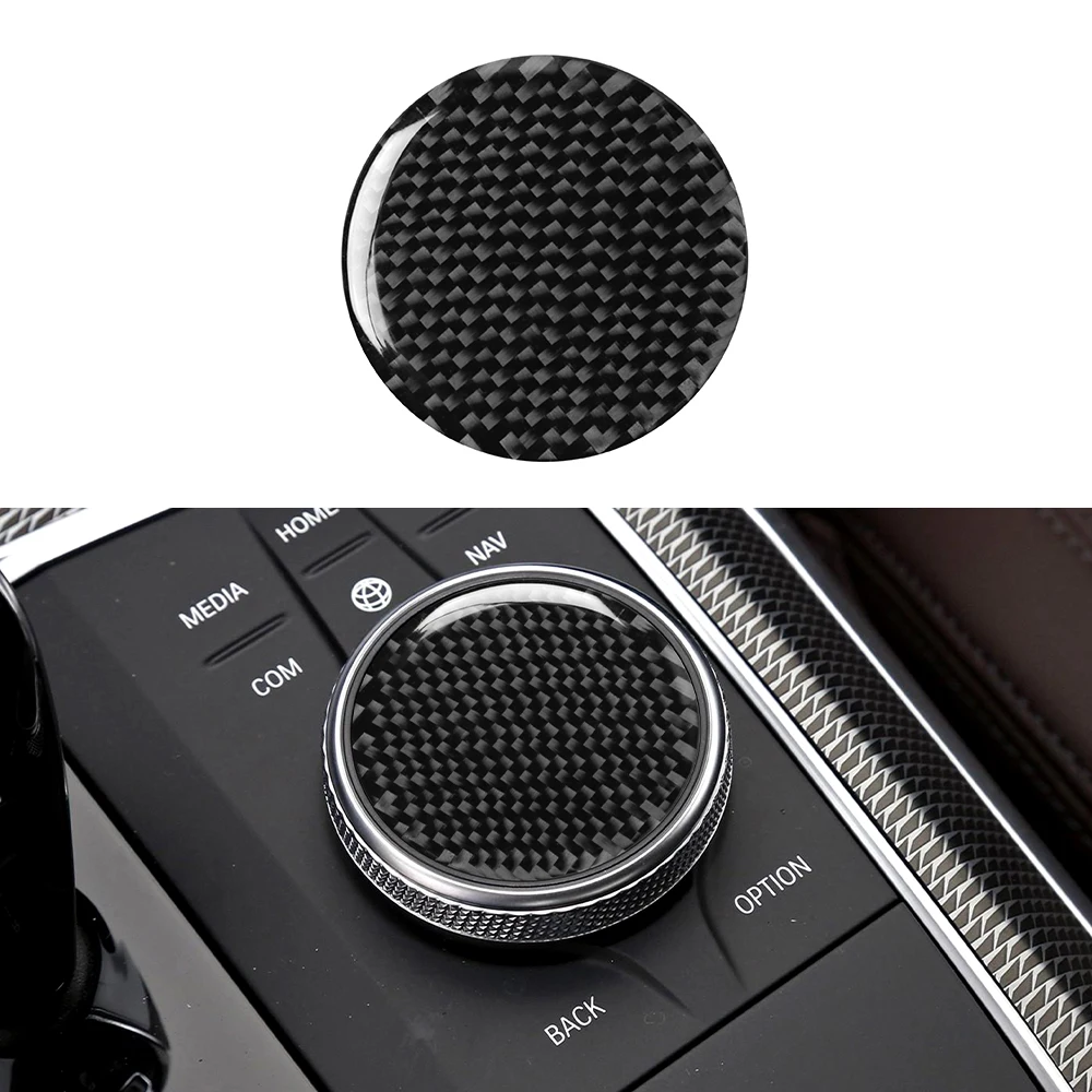 

Декоративная накладка-Ручка мультимедиа для BMW 3 серии G20 G28 325li 330d 335 2019 2020 аксессуары для интерьера автомобиля из углеродного волокна