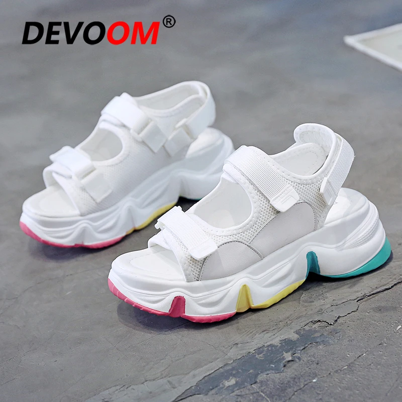 Летние пляжные кроссовки женская обувь уличные спортивные сандалии резиновая