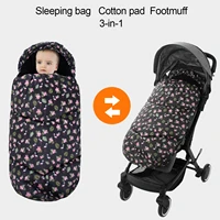 baby stroller sleeping bag autumn winter windproof quilt warm multifunctional newborn baby car foot cover cotton cushion