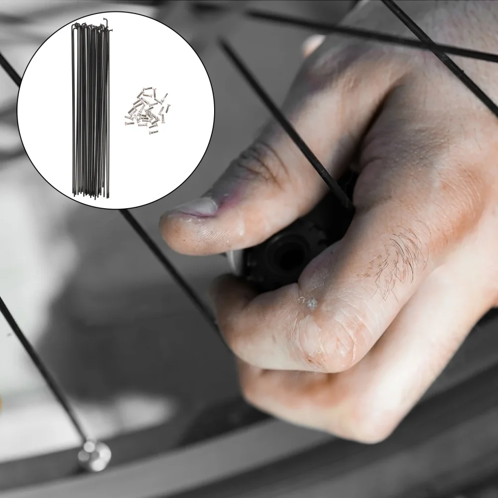 

30Pcs Bike Steel Spokes Useful Mountain Bike Wheel Spokes Supplies