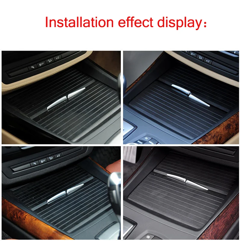 

Car Water Cup Holder for BMW X5 E70 X6 E71 Center Console Drink Cup Holder Decorative Plate Car Accessories