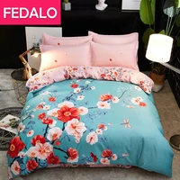 princess style brushed four piece set ins net celebrity bedding sheet quilt cover bed dormitory quilt cover three piece set