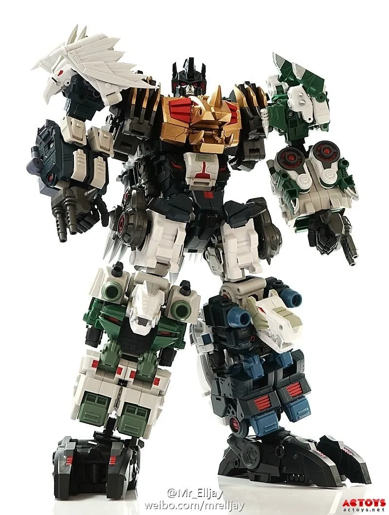 Fansproject 6 в 1 FPJ Fans Project Saurus Ryu Oh набор из фигурок для трансформации|Игровые фигурки и