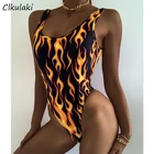 Новый сексуальный цельный купальник, женский купальник с принтом, боди пуш-ап, купальник 2021, летняя пляжная одежда, Женский Монокини, купальные костюмы