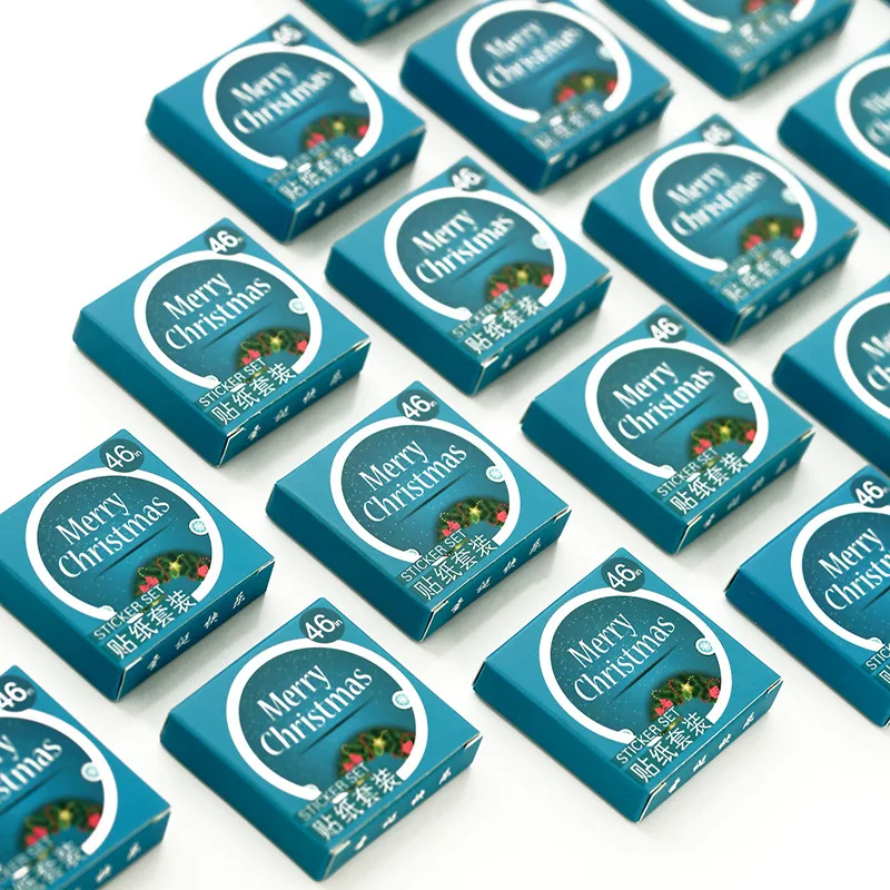 Рождественские наклейки 46 шт./компл. наклейки-планировщики скрапбукинг для