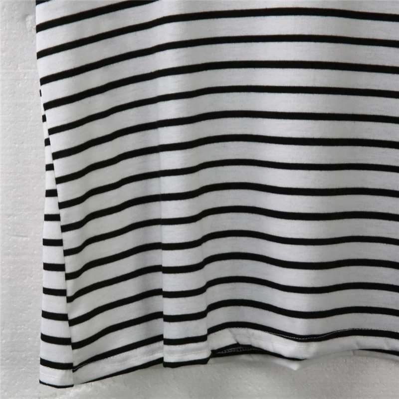 Женская летняя футболка с круглым вырезом и коротким рукавом|striped t shirt|t shirtplus shirt |
