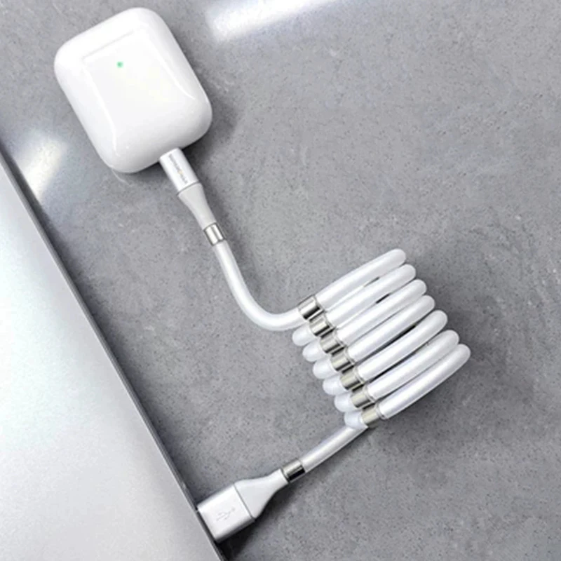 3 1a fast charge magnetic data cable for iphone samsung xiaomi automatically retractable android micro usb type c phone cable free global shipping