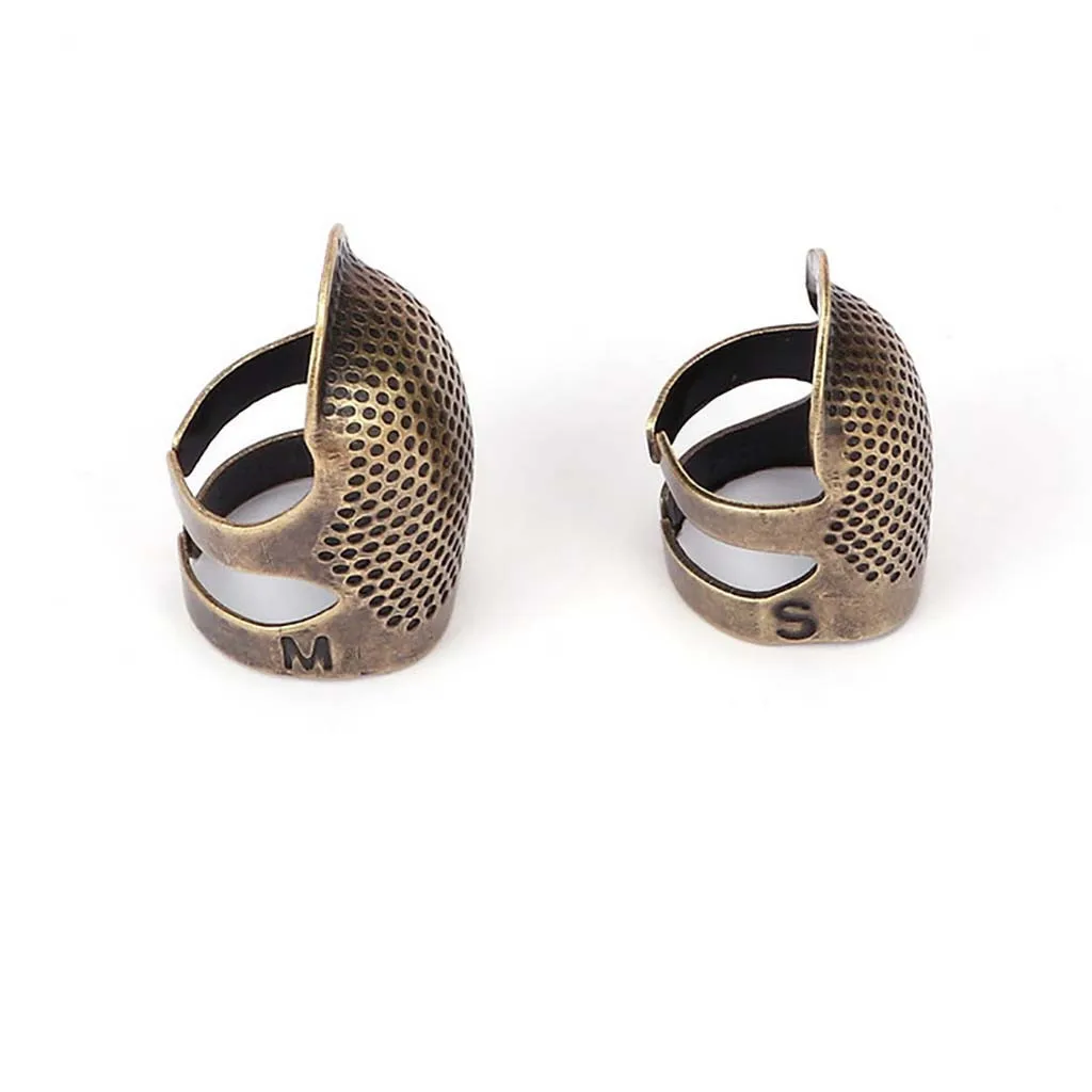 Наперсток для пальцев медный наперсток регулируемый протектор шитья