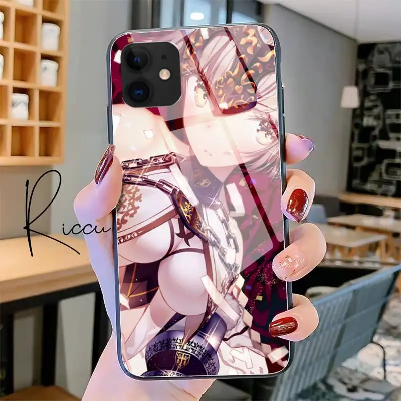 

Anime game FateGrand Order Phone Case Tempered Glass For iPhone 11 Pro XR XS MAX 8 X 7 6S 6 Plus SE 2020 12 Pro Max Mini case