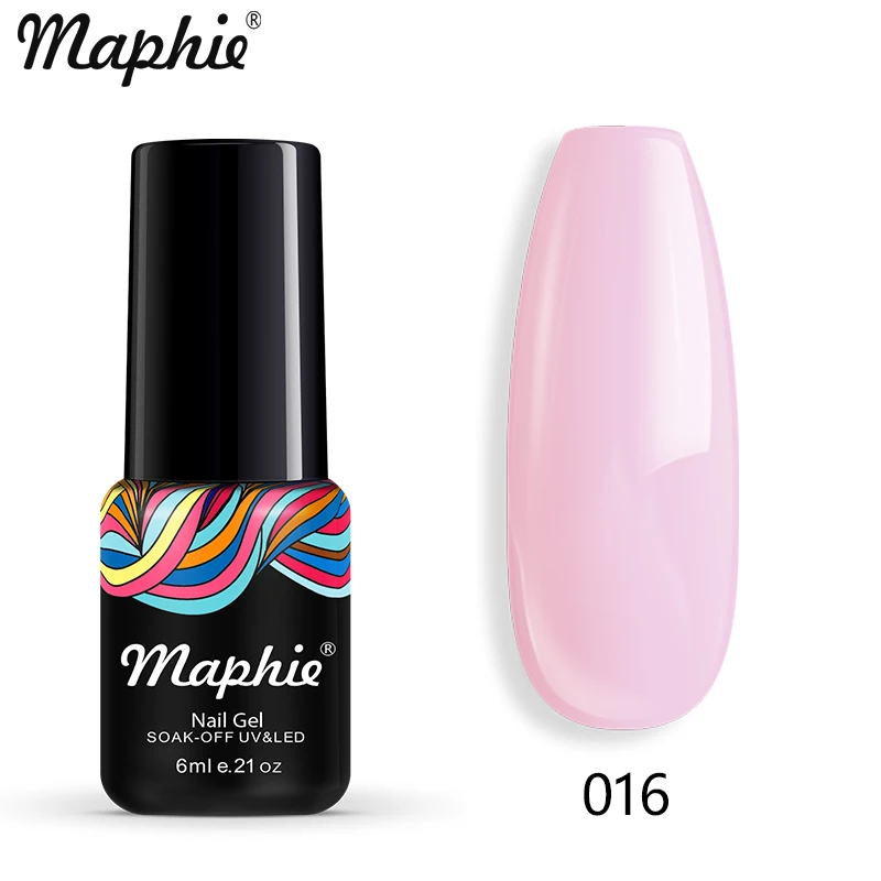 016 Maphie Гель-лак для ногтей все для маникюра Полупостоянный Vernish Soak Off UV/светодиодный Гель-лак нужен базовый верхний слой Блестящий цветной гель - Цвет: 016