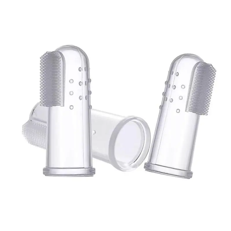 

1 шт., Силиконовая зубная щётка для детей, с коробкой