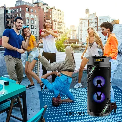 Новый KBQ-1905 беспроводной Колонка с беспроводным каналом блютус TF портативный