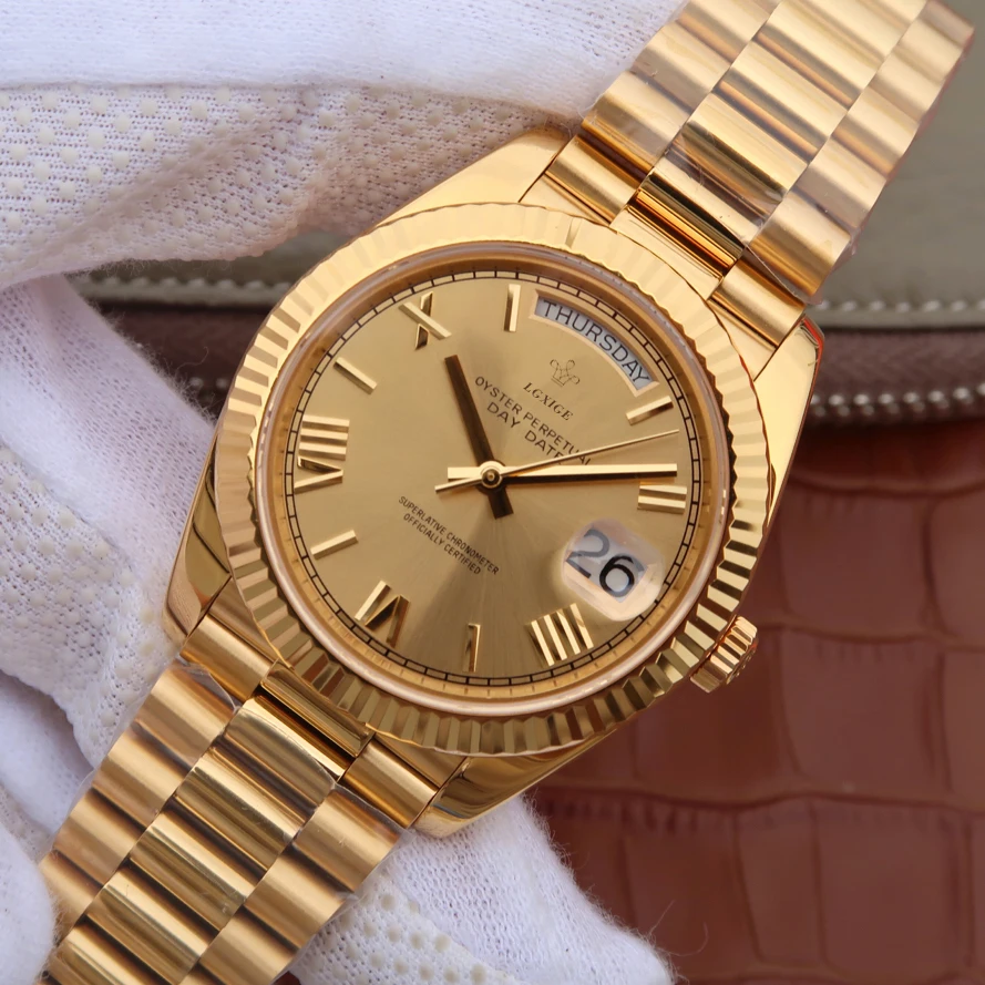 Часы мужские 2020 montre homme lgxige Лидирующий бренд класса люкс цвета розового золота