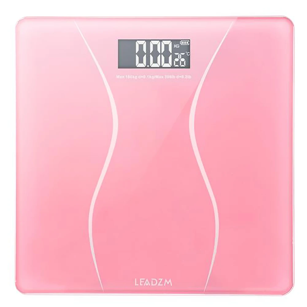 

Digital Body Weight Bathroom Scale with Temperature Function Large LCD Display Smart Weight Scale Health Weighting Scale