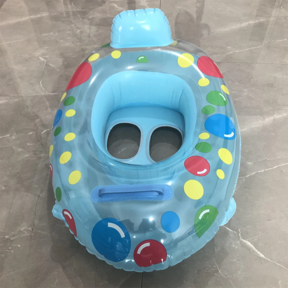 Портативное летнее плавательное кольцо сиденье с мультяшным рисунком