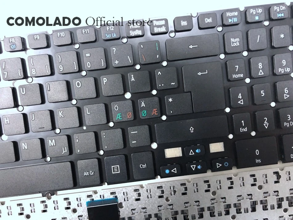 Nordic Russian Laptop Keyboard For Acer Aspire V5 V5-531 V5-531G V5-551 V5-551G V5-571G V5-571P V5-571PG V5-531P | Компьютеры и офис
