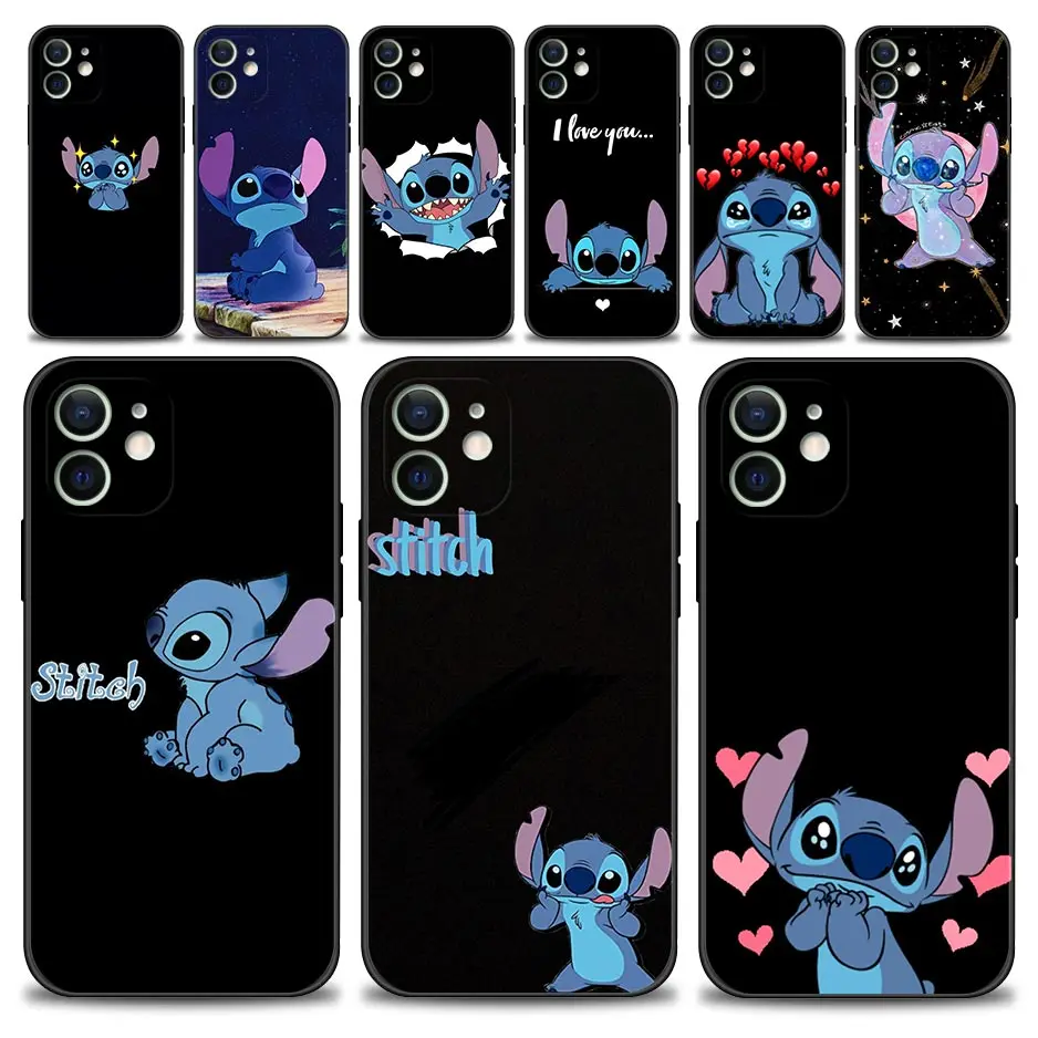 

Cute Cartoon Disney Animation Case For Apple iPhone 13 12 11 Pro Max 13 12 Mini Cover Silicone Funda Soft Shell Capa