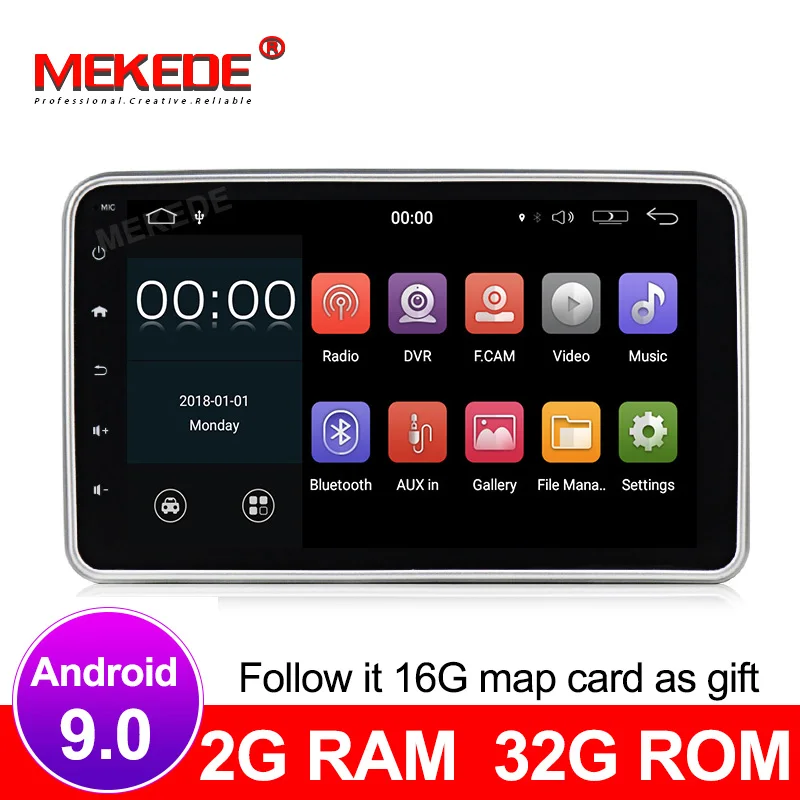 8 дюймов 1din Android 9,0 2+ 32G Автомобильный мультимедийный плеер универсальный dvd-плеер для Nissan/Tiida/QASHQAI Qyad Core радио gps навигация