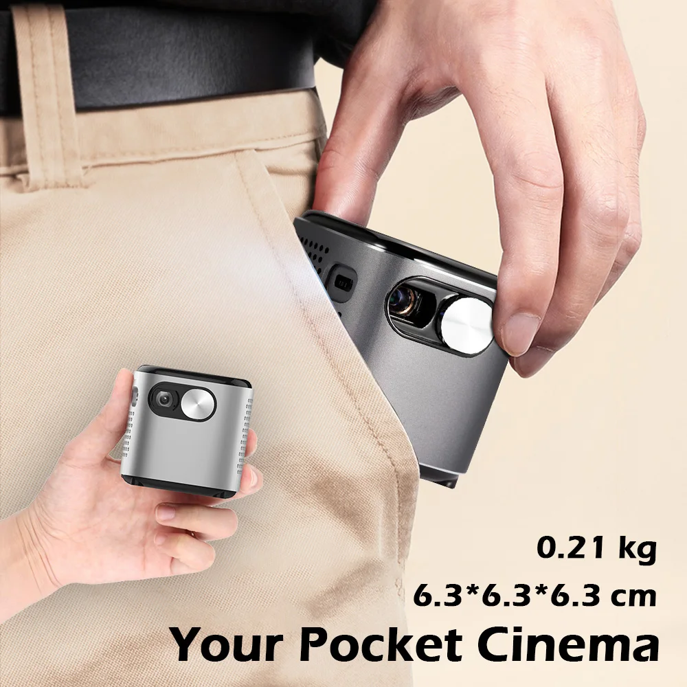 [Обновление 2021] WEJOY DL S12 + мини проектор Pico 1080P FHD Smart Android Портативный светодиодный